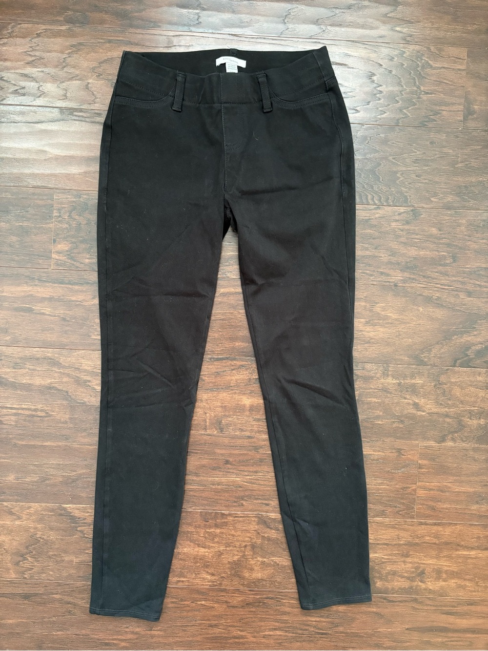 Daily Ritual Black Ponte Slim Pants